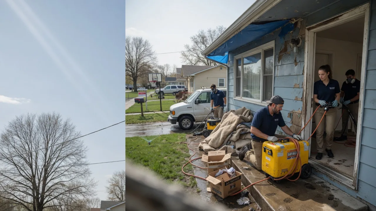 Basement Flood Cleanup in Pineville, NC near me